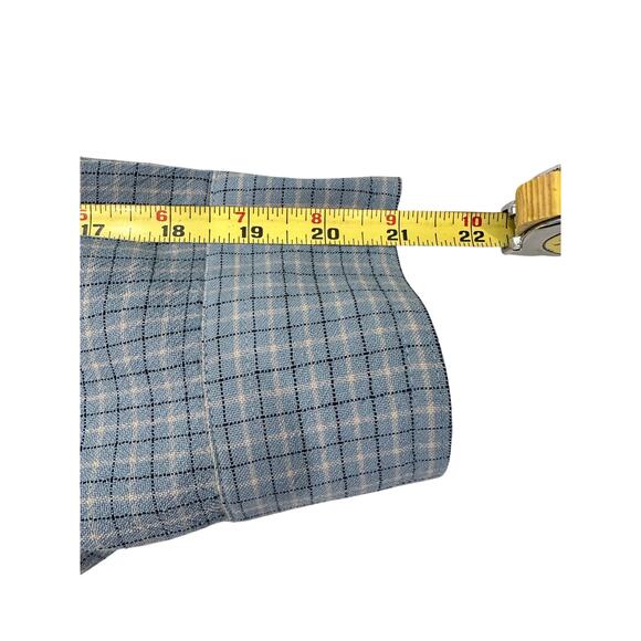 Filson Vintage 100% Virgin Wool Long Sleeve Button Up Plaid Shirt Men's Size L - Picture 7 of 10